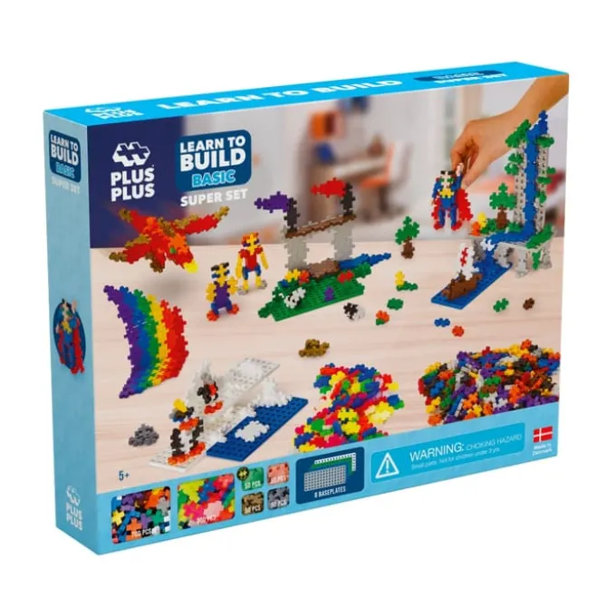 Plus-Plus Basis - Lern zu Bauen Mega, 1200 Stk.