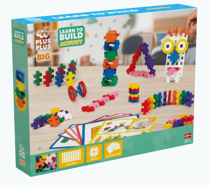 Plus-Plus BIG - Learn to build Set, 130 Teile