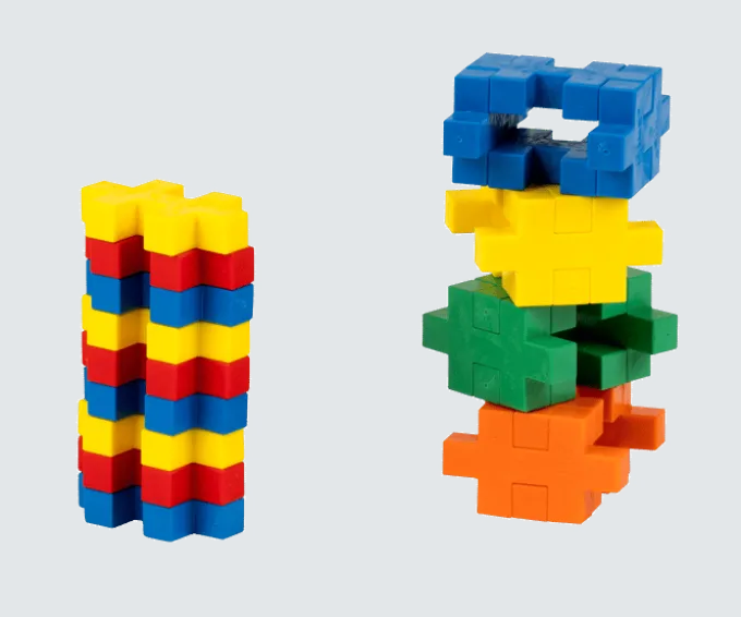 Plus-Plus BIG - Learn to build Set, 130 Teile