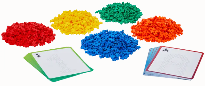 Plus-Plus - Buchstaben und Zahlen bauen, 600 Stk.