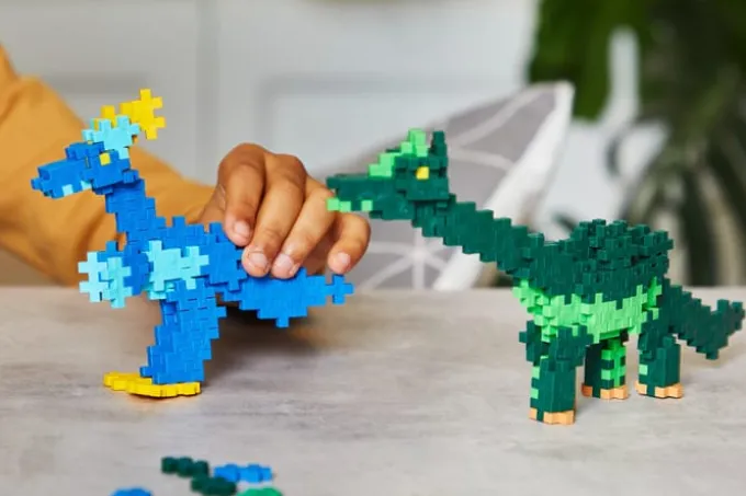 Plus-Plus -Dinosaurier bauen, 600 Stk.