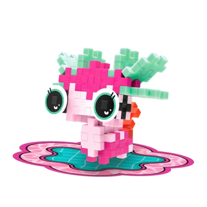 Plus-Plus Haustier-Set – Axolotl pink, 39 Stk.