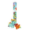 Plus-Plus in Röhre – Regenbogen-Einhorn, 100 Stk.