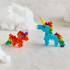 Plus-Plus in Röhre – Regenbogen-Einhorn, 100 Stk.