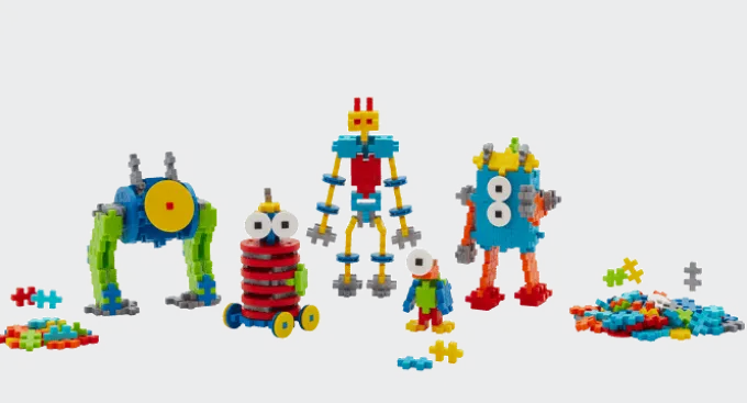 Plus-Plus - Lerne Roboter bauen, 250 Teile