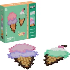 Plus-Plus - Puzzle by Number, Eiswaffeln, 250 Stk