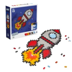 Plus-Plus - Puzzle by Number - Rakete, 500 Stk.