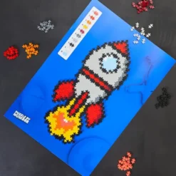 Plus-Plus - Puzzle by Number - Rakete, 500 Stk.