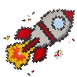 Plus-Plus - Puzzle by Number - Rakete, 500 Stk.