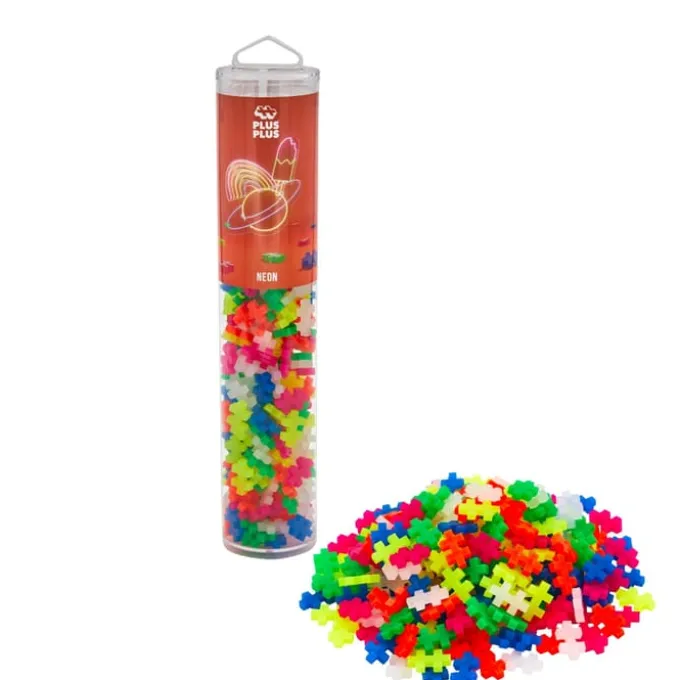 Plus-Plus Rohr Neon Mix - 240 Stk.