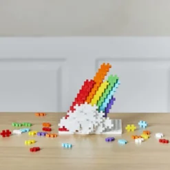 Plus-Plus Rohr - Regenbogenmix, 100 Stk.