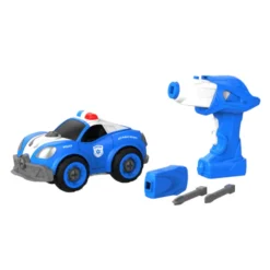 Polizeiwagen zum Schrauben, m. Fernbedienung