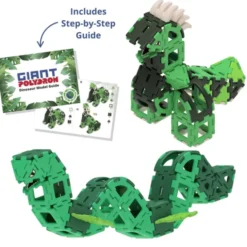 Polydron Large - Dinosaurier, 130 Teile