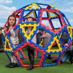 Polydron XL - Kuppel, 62 Teile