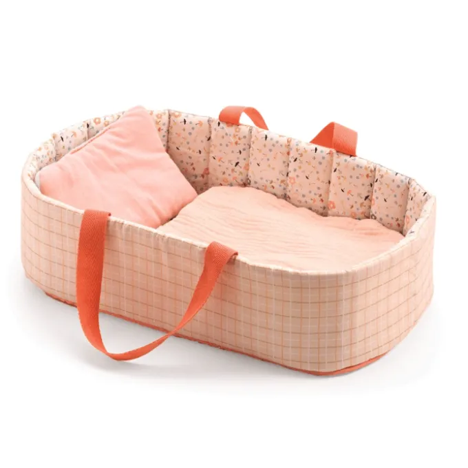 Pomea Puppenzubehör – Puppentragetasche, Pink Line