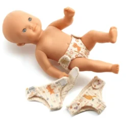 Pomea Puppenzubehör – Windeln, 3 Stk.