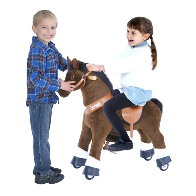 PonyCycle Pferd - medium, dunkelbraun