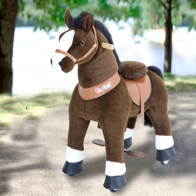 PonyCycle Pferd - medium, dunkelbraun