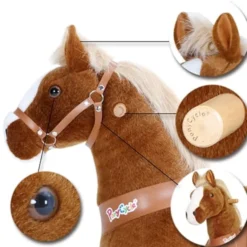 PonyCycle Pferd - medium, hellbraun