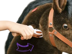 PonyCycle Pferd - medium, schwarz