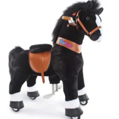 PonyCycle Pferd - medium, schwarz