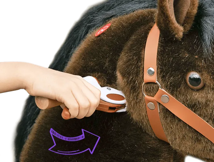 PonyCycle - Pferd, schwarz, Blesse weiß, M/L