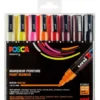 Poscafilzstifte PC-5M – Warme Farben, 8 Stk.