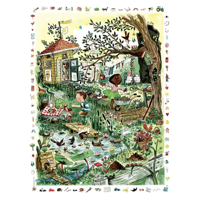 Poster 50 x 70 cm - Pelle & Ronja Wimmelposter