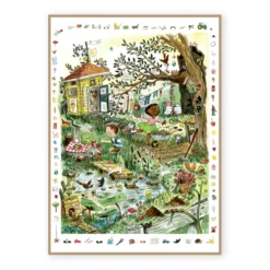 Poster 50 x 70 cm - Pelle & Ronja Wimmelposter