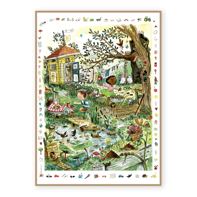 Poster 50 x 70 cm - Pelle & Ronja Wimmelposter