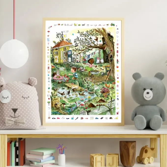 Poster 50 x 70 cm - Pelle & Ronja Wimmelposter