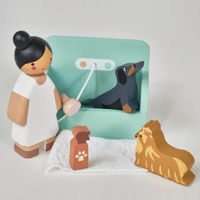 Puppenhauszubehör - Hundesalon