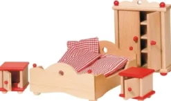 Puppenhaus Zubehör - klassisches Schlafzimmer