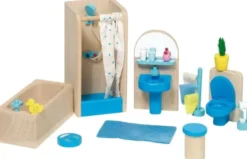 Puppenhaus Zubehör - modernes Badezimmer