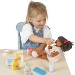 Puppenzubehör – Babypflegeset, 11 Teile