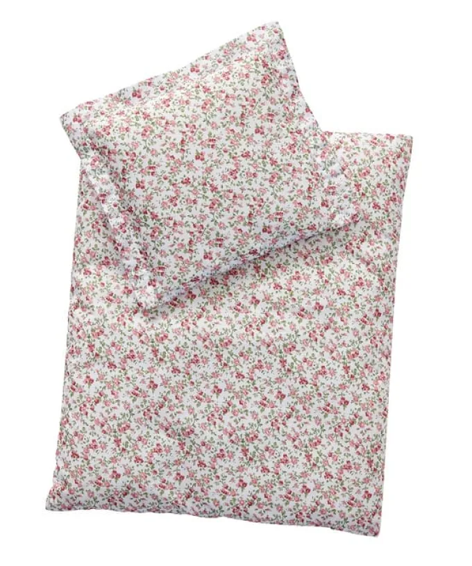 Puppenzubehör - Bettdecke und Kissen, 50 cm