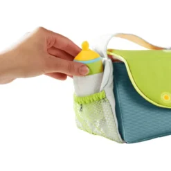 Puppenzubehör – Wickeltasche „Sommer“, 4 Teile
