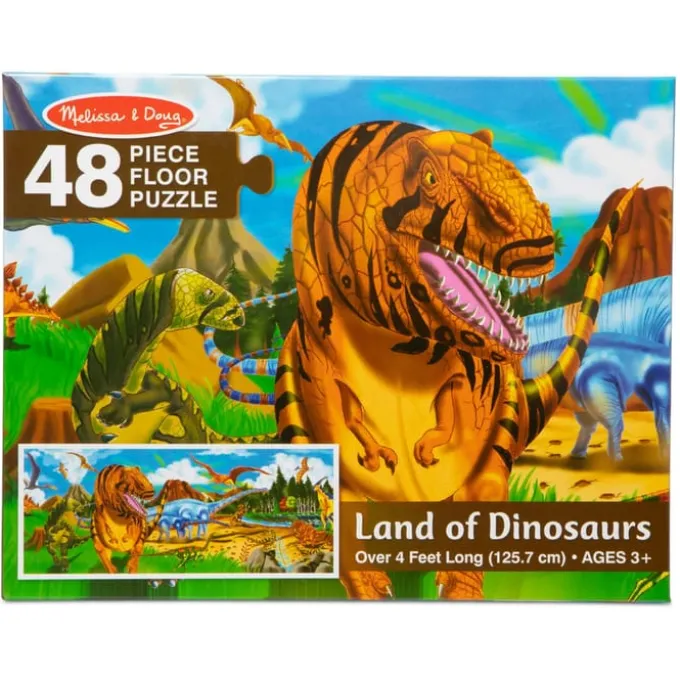 Puzzle Boden - Dinosaurier, 48 Teile