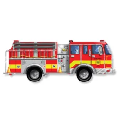 Puzzle Boden - Feuerwehrauto, 48 Teile