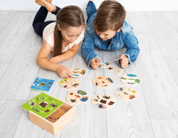 Puzzlebox - Tierarten, 5 Stk.