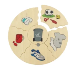 Puzzle in Schachtel - Mülltrennung, 5 Stk.