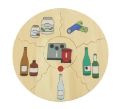 Puzzle in Schachtel - Mülltrennung, 5 Stk.