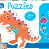 Puzzle m. Dinosaurier - Ab 2 Jahre