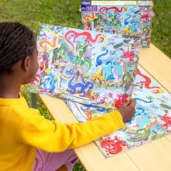 Puzzle mit 100 Teilen - Die Welt der Drachen