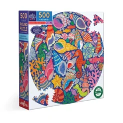Puzzle mit 500 Teilen - Seepferdchen und Korallen