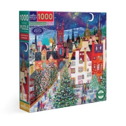 Puzzle mit 1.000 Teilen - Weihnachten in Edinburgh