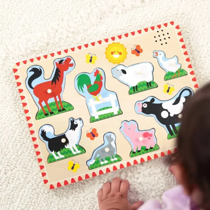 Puzzle mit Ton - Bauernhoftiere