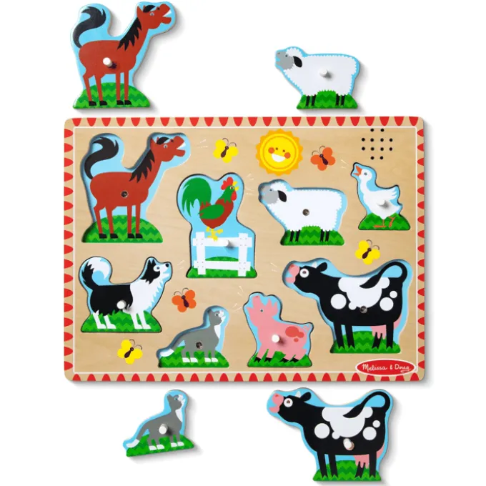 Puzzle mit Ton - Bauernhoftiere