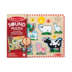 Puzzle mit Ton - Bauernhoftiere