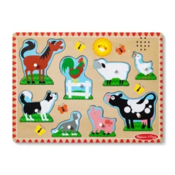 Puzzle mit Ton - Bauernhoftiere